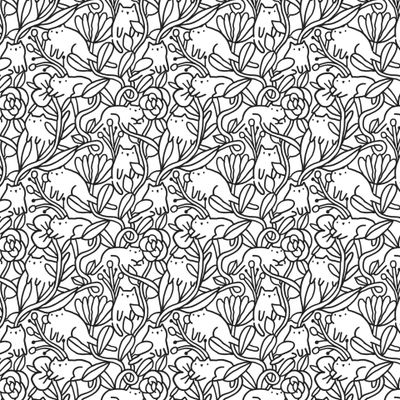 Коты и растения