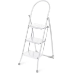 Стремянка с широкими ступенями СМШ3 (СМШ3/Б белый)