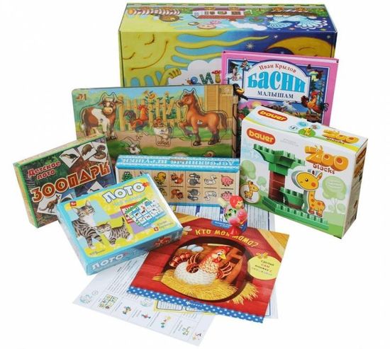 Развивающий набор для детей на возраст 2 года УДИВИТЕЛЬНЫЙ МИР 02/00 Б