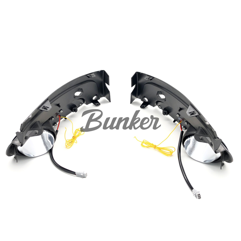 LED Облицовка ПТФ+ДХО с поворотником Vesta Salman