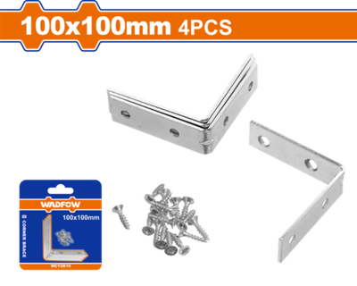 Уголок мебельный 100х100 мм, 4 шт (12/72) WADFOW WCY2K10