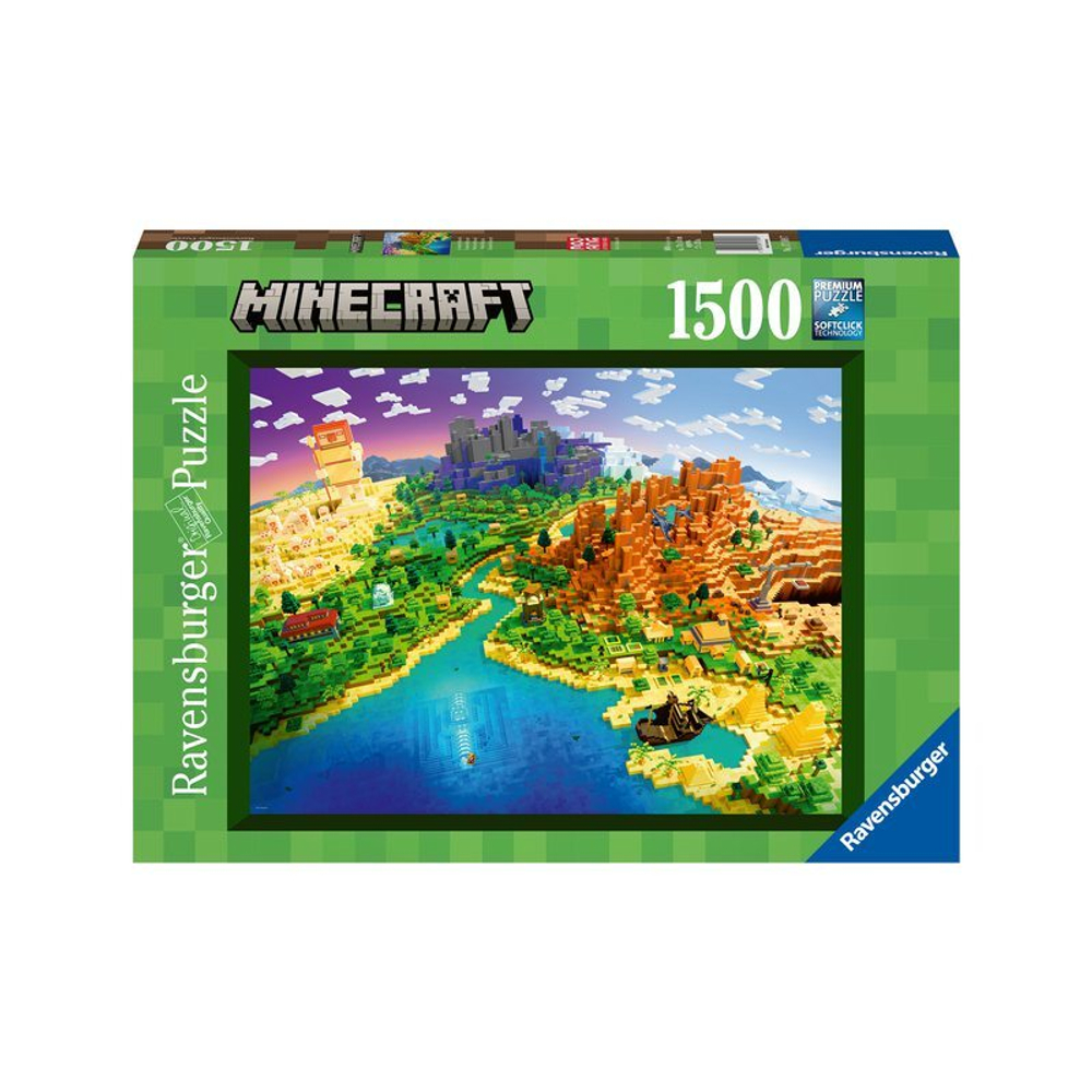 Равенсбургер - Пазл Мир Майнкрафт 1500 шт. 171897