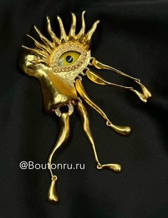 Брошь Скиапар. с подвесками "Лицо"
