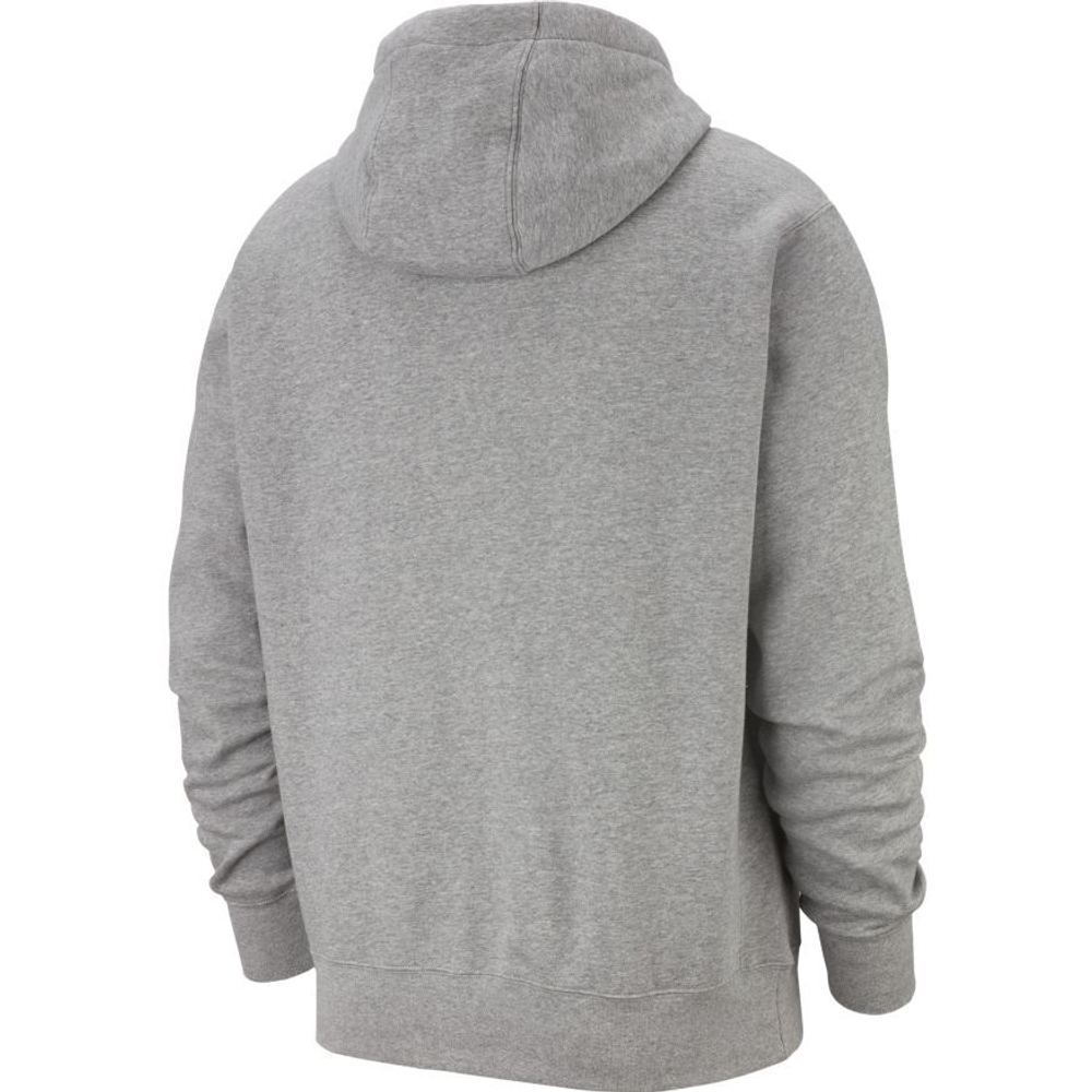Мужская теннисная кофта Nike Sportswear Club Hoodie PO BB - grey heather/matte silver/white