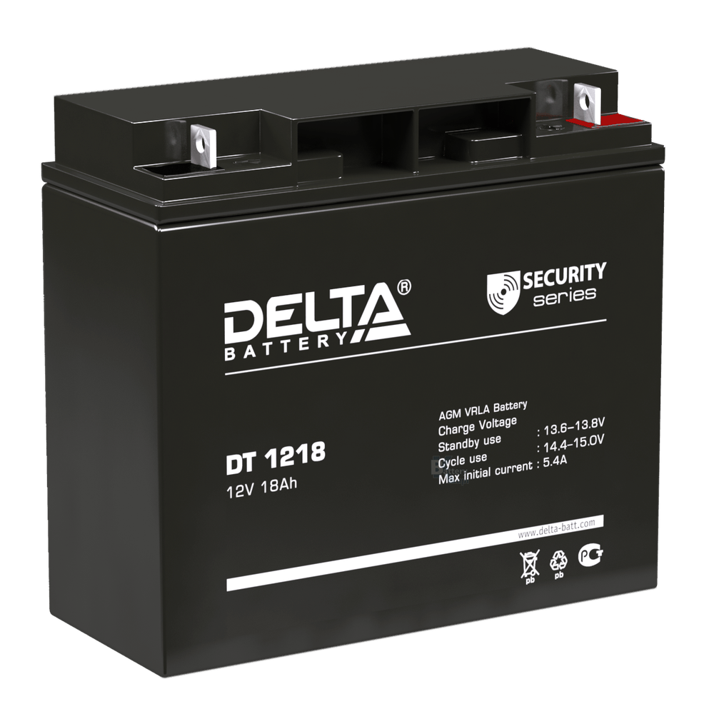 Аккумулятор Delta DT 1218 (AGM)