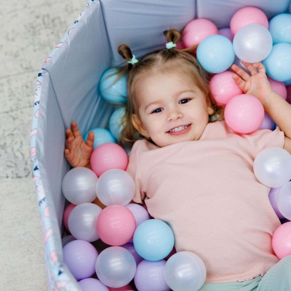 Игрушка Детский сухой бассейн TM Romana Фламинго складной