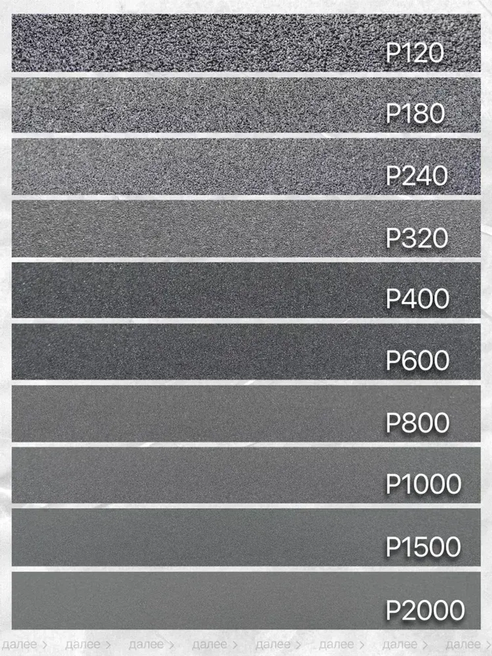 Наждачная бумага набор 230х280 Р120 Р180 Р240 Р320 Р400 Р600 Р800 P1000 P1500 P2000 Шкурка шлифовальная , Водостойкая наждачная бумага, 10 шт. ZTIHOME SILICON
