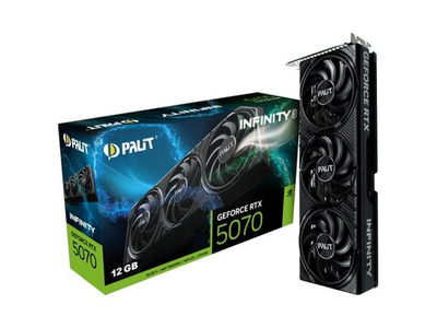 Видеокарта Palit Nvidia GeForce RTX 5070 INFINITY 3 [NE75070019K9-GB2050S]