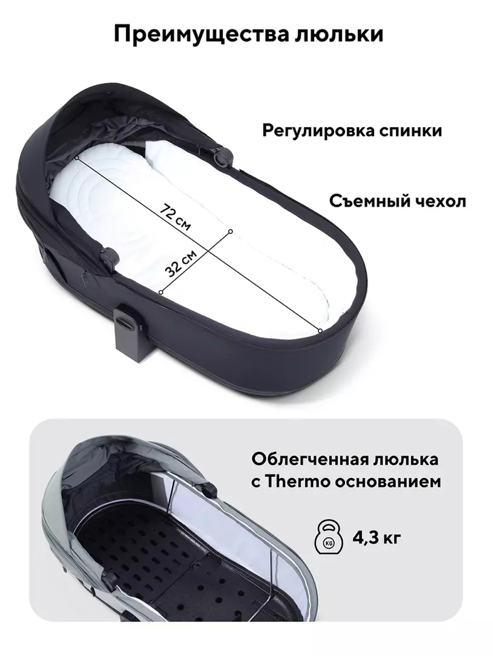 Коляска модульная Rant Flex Soft Therm Black