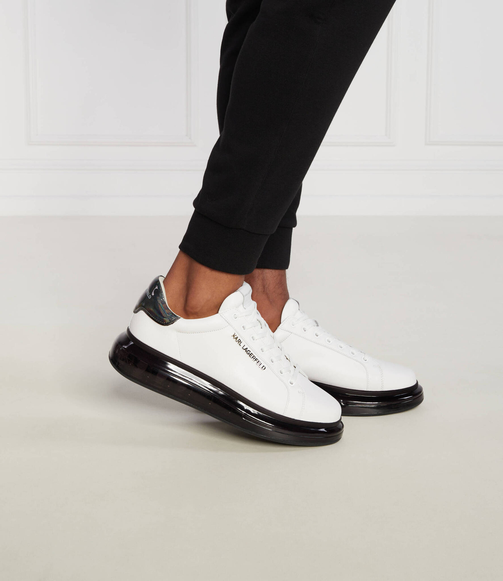 Кожаные кроссовки KAPRI KUSHION Karl Lagerfeld - белый(KL52625)