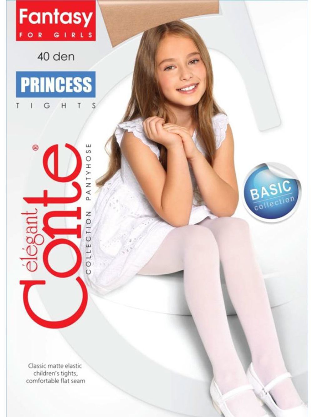 Колготки для девочек Princess 40 Conte