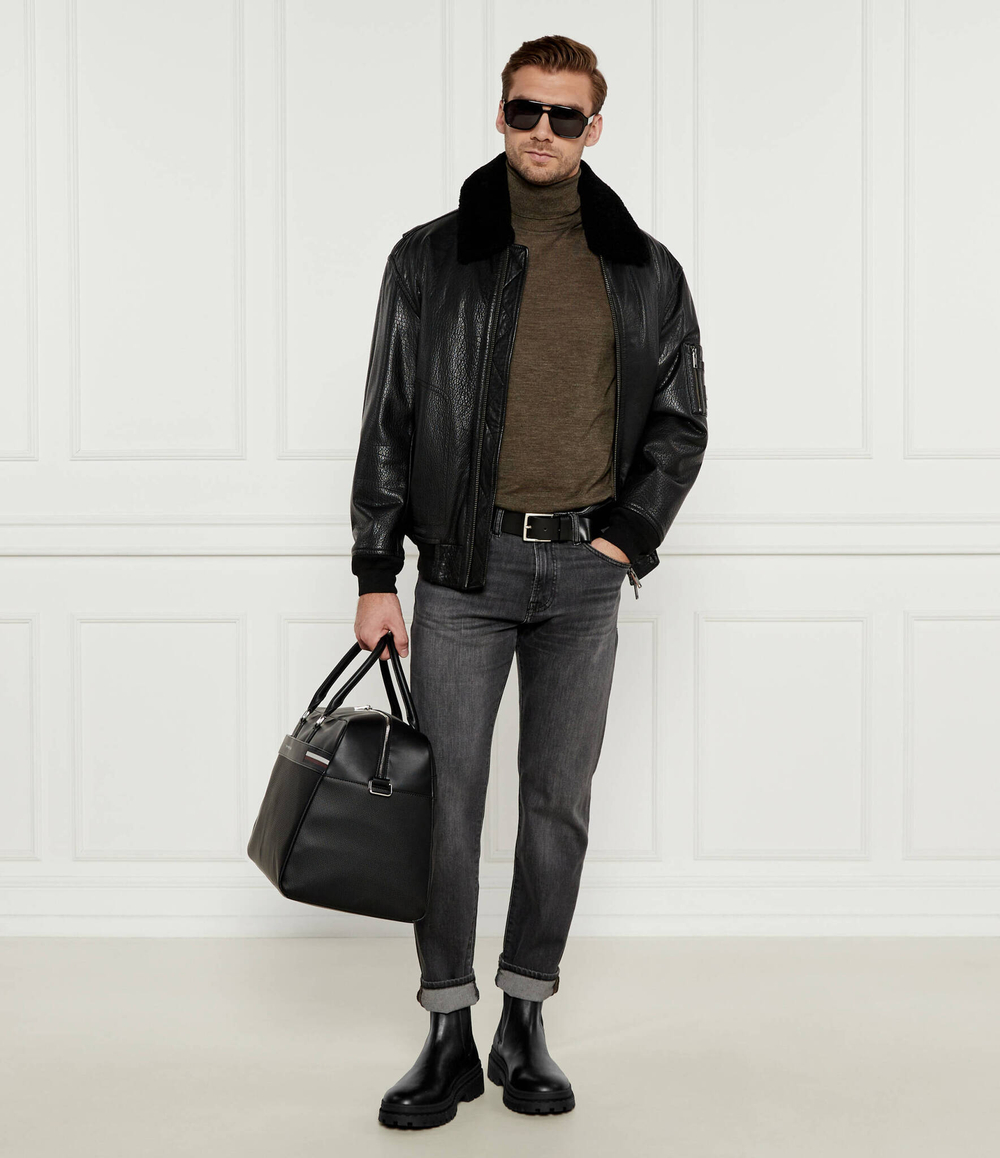 Кожаные челси Nebular_Cheb_lt BOSS BLACK - черный(50529189)