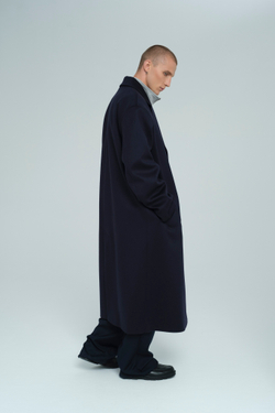 Пальто из шерсти и кашемира | blue