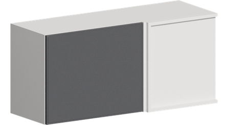 Кухня Модуль ШВУГ 1009 Ликата / Графит Софт