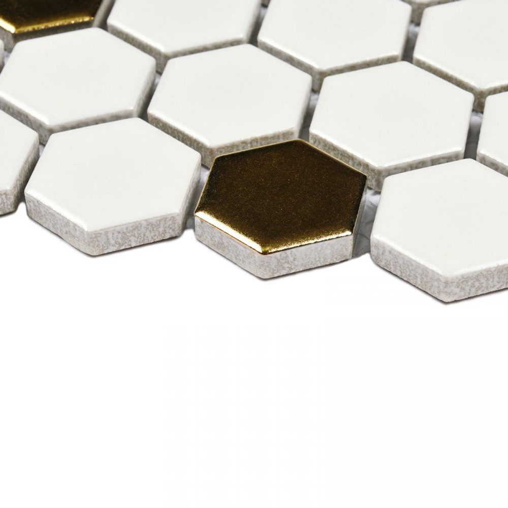 Мозаика из керамогранита Babylon Gold matt (23х26) 260х300х6 мм (шт) > Сток