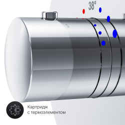 F8075500 Like, термостат, монтируемый в стену, шт