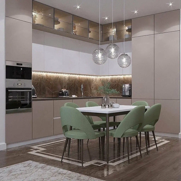Примеры современных дизайнов кухонь из интернета