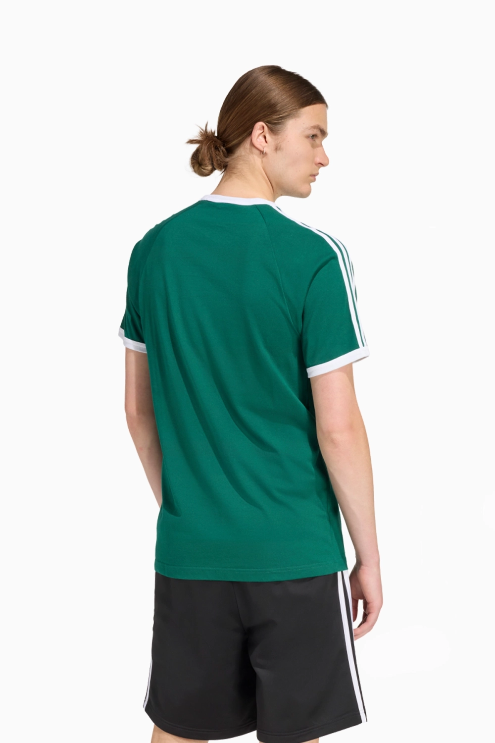 Футболка adidas Originals 3-Stripes - зеленый