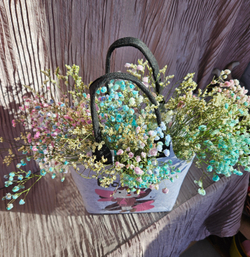 Композиция в фетровой сумочке "Романтичная"