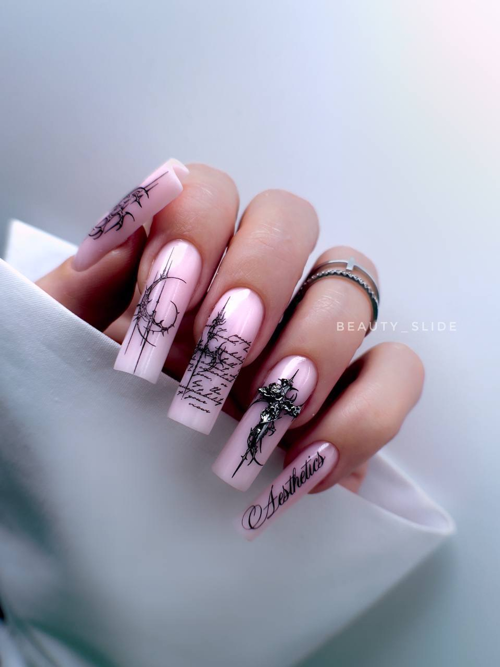 Слайдеры для маникюра/цвет/без фольги