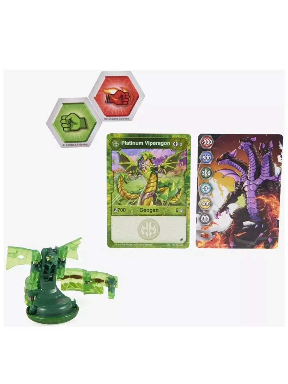 Игрушка трансформер Бакуган Evolutions Platinum Viperagon