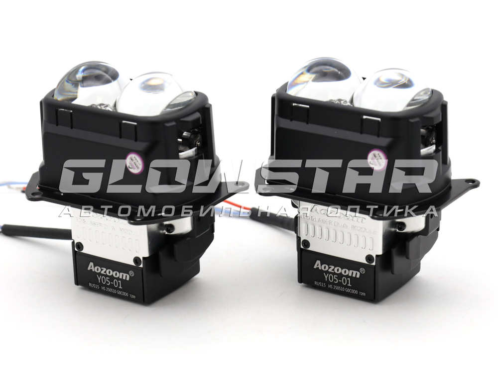 Билед модули Aozoom Y05-01 3.0 дюйма, 12V, 77W/78W, 6200/6500Lm (комплект, 2шт)