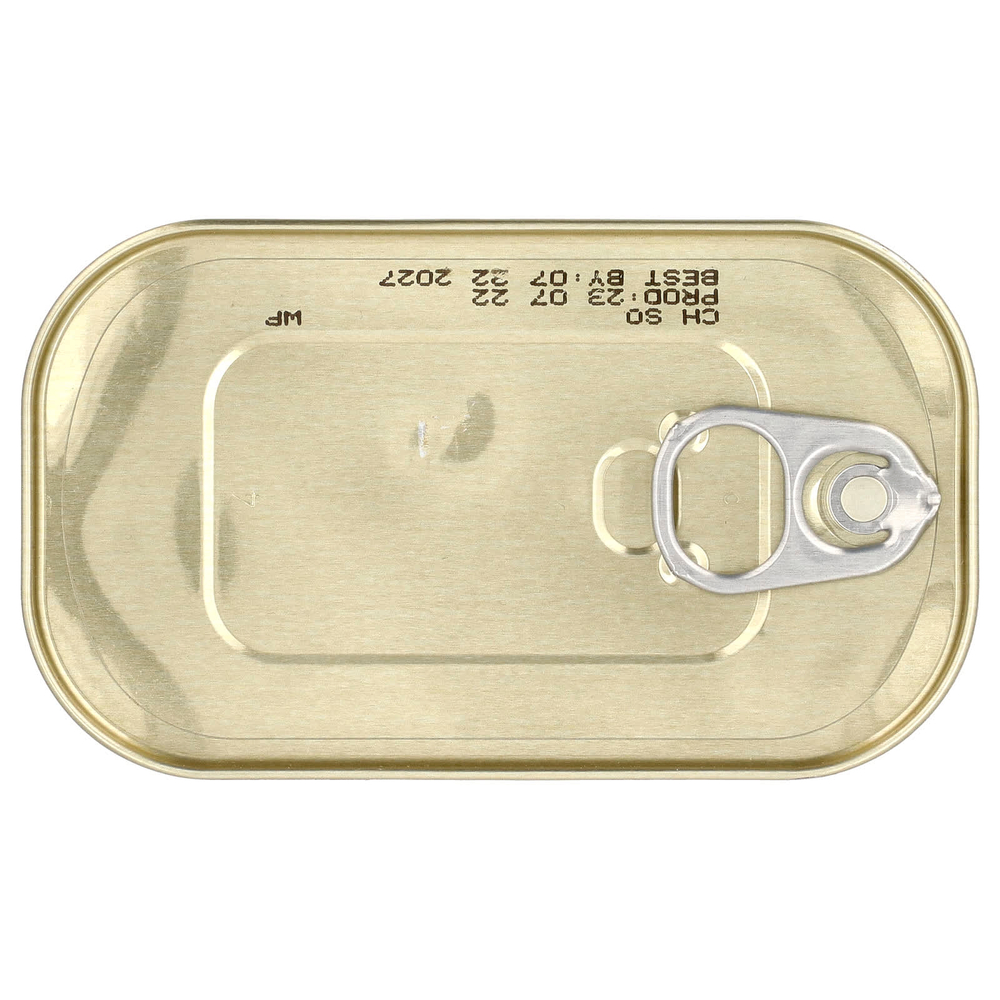 Wild Planet, Сардины, выловленные в диких условиях, в оливковом масле первого отжима, Слегка подкопченные, 4,4 унц. (125 г)