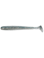 Приманка силиконовая Keitech Swing Impact 4.5" #417 Gold Flash Minnow, 3 упаковки по 6 штук