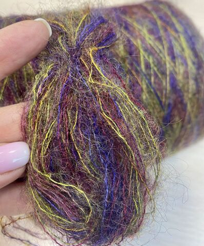 Пряжа на бобине (Италия) 125г. 50% мохер 20% шерсть 30% п/а 100г-1000м