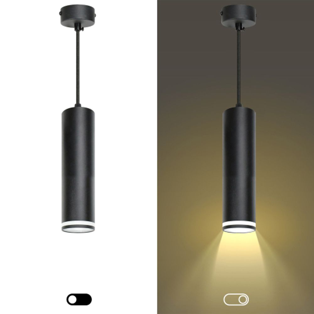 Светильник подвесной ЭРА PL16 BK под лампу MR16 GU10 черный | Подвесные светильники