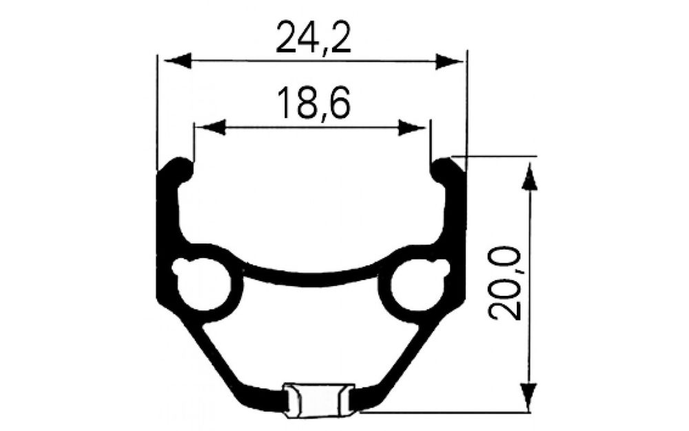 Обод МТВ 26&quot; DRAGON L-719 REMERX