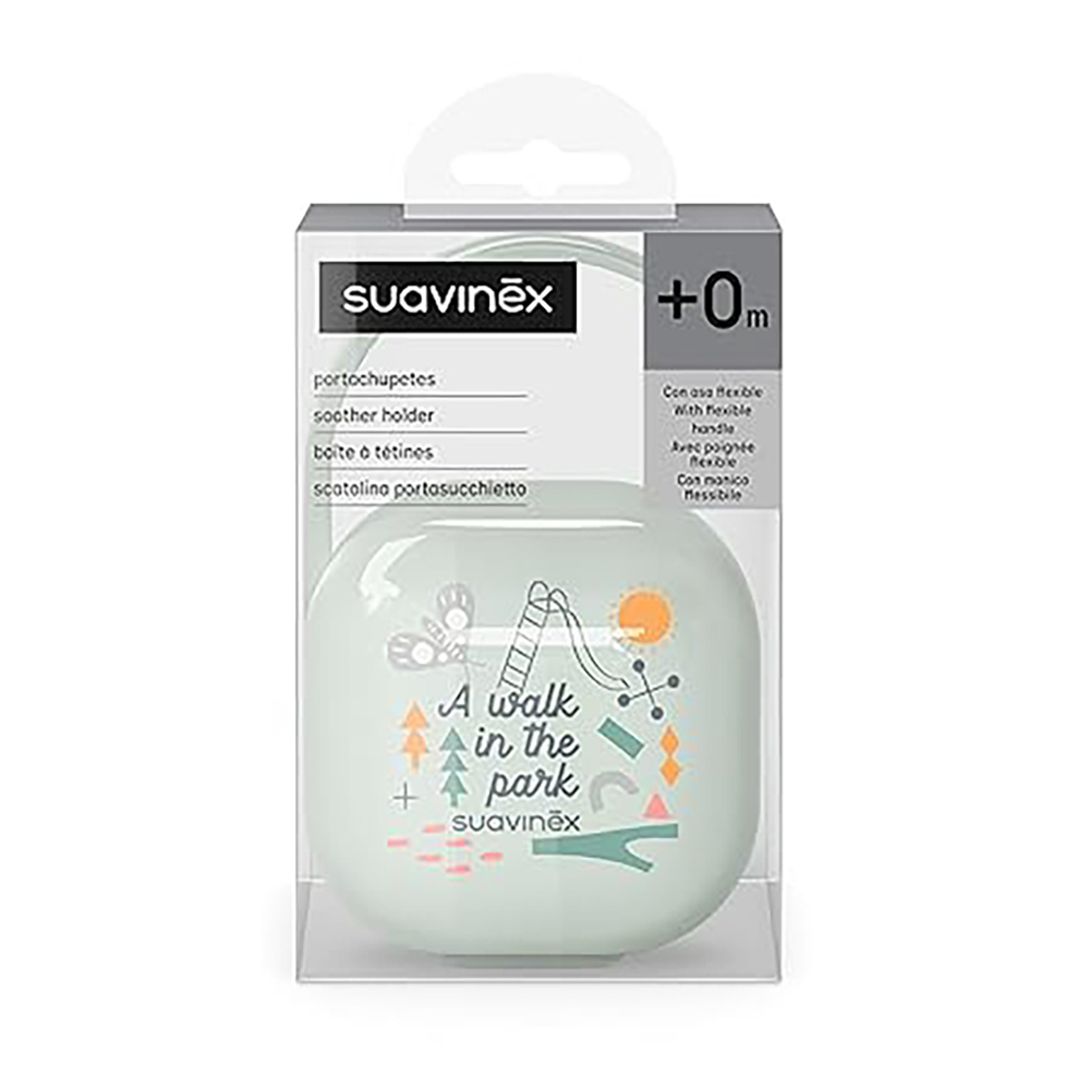 Футляр для пустышек Suavinex Walk мятный