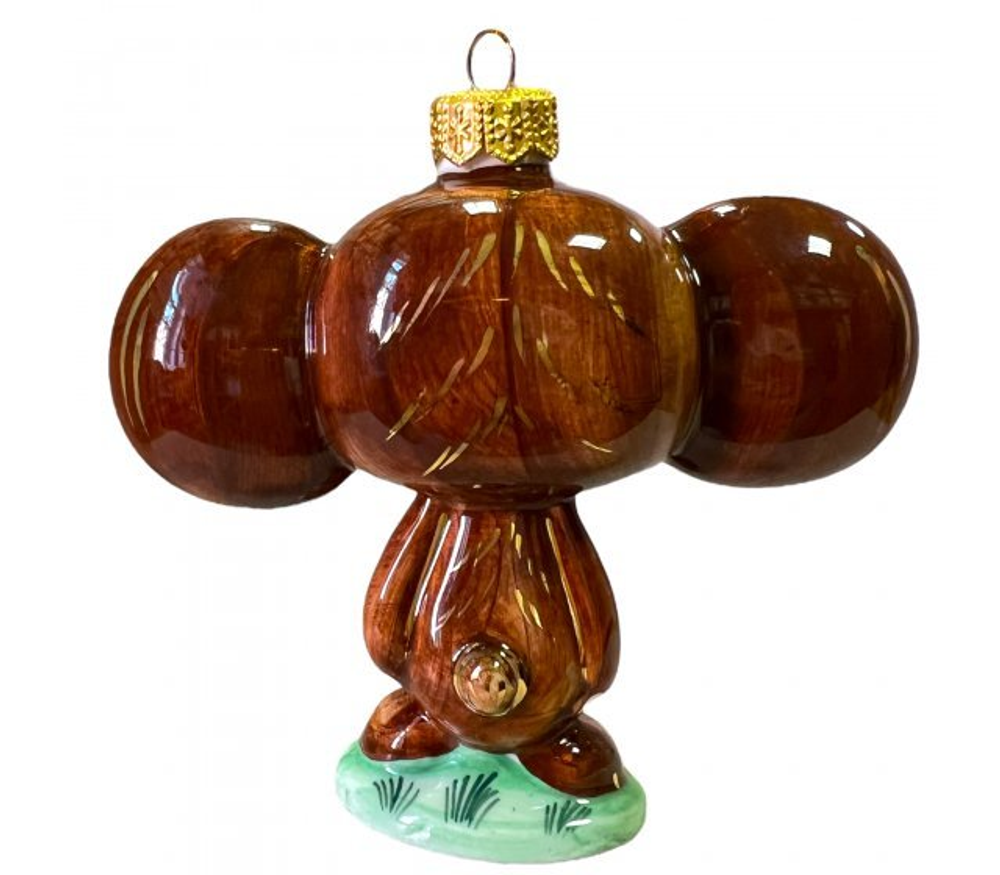 Ёлочная игрушка «Чебурашка» (Лефортовский фарфор)