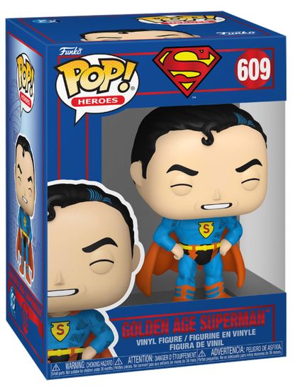 Фигурка Funko POP! Heroes DC Superman 38 Golden Age Superman (609) 86228 / Фигурка Фанко ПОП! по мотивам вселенной "DC", Супермен