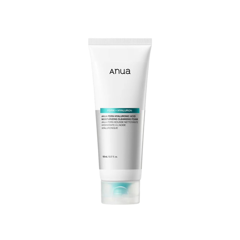 ANUA Мягкая пенка для умывания PDRN Hyaluronic Acid Moisturizing Cleansing Foam