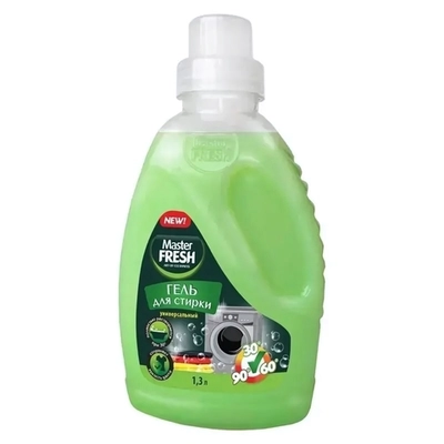 Гель для стирки all in one 1,3л HDPE флакон (М) Master FRESH