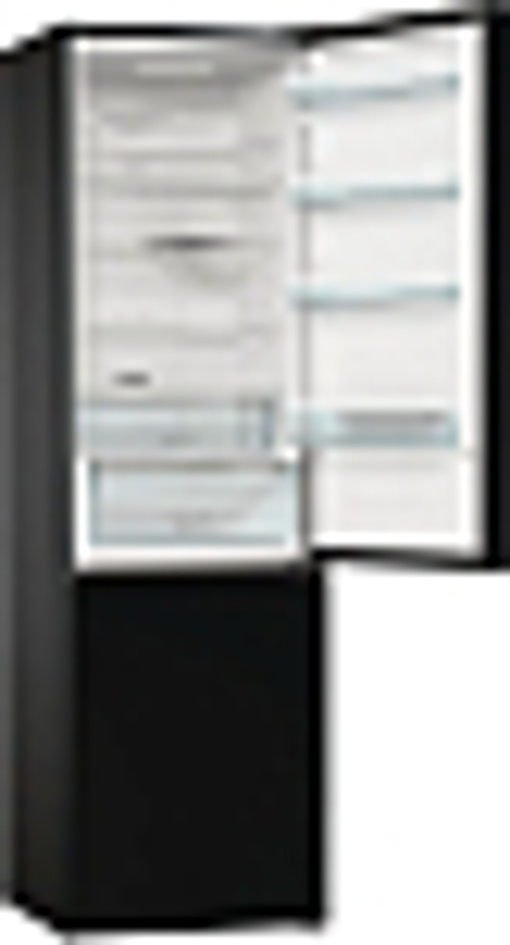 Отдельностоящий двухкамерный холодильник Gorenje NRK6201SYBK