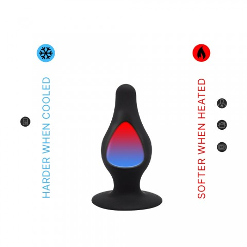 Анальный плаг SILEXD MODEL 2 черный L (10,2х4,5 см)