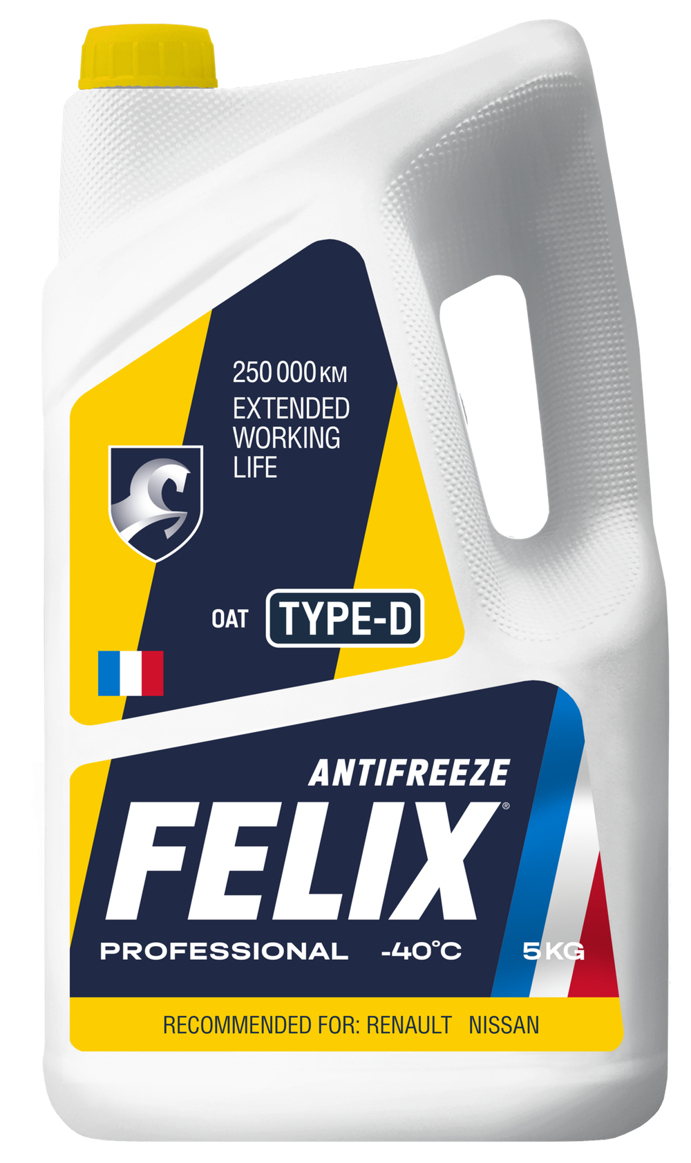 Антифриз Felix TYPE D желтый 5 кг