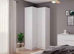 МС Мори Шкаф угловой МШУ 960.1 (МП/3) Белый, ДСВ-Мебель