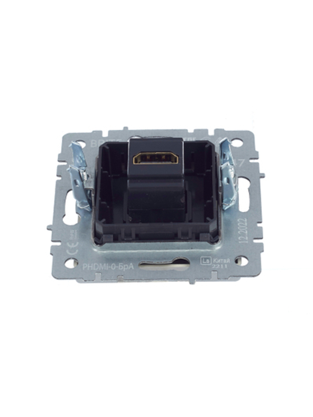 BRITE Розетка HDMI РHDMI-0-БрА алюминий IEK