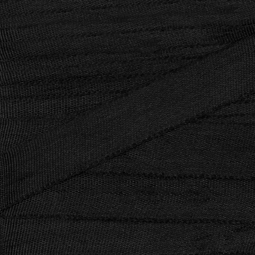 Лента (тесьма) шелковая 7.0 мм / 45.5±0.5 метров, №275 черный, Gamma SR-7