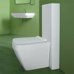 Унитаз приставной SIMAS Baden Baden BB01bi безободковый, белый