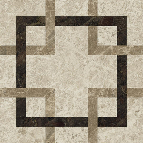 Плитка Виктори Линк Вставка 80x80 Рет (1.28 кв.м.) PS-00011598