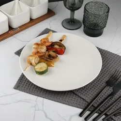 Тарелка d 25,5 см без борта белая фарфор P.L. Proff Cuisine [6]