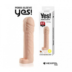 Насадка-удлинитель Yes! с втулкой, M, длина 16 см, диаметр 3.1 см