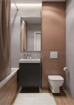 Тумба Юнит 55 антрацит, Раковина Адриана 55