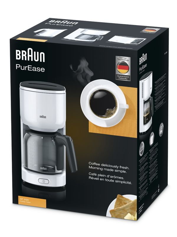 Капельная кофеварка Braun PurEase KF 3120 WH