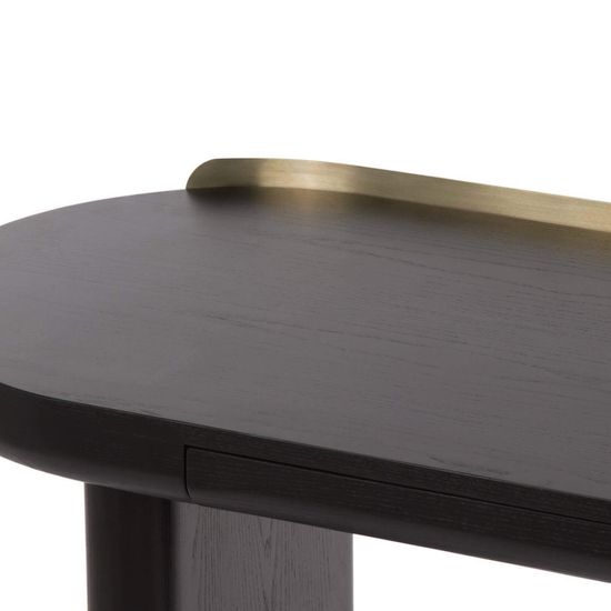 Письменный стол Salmon 128х50 черное дерево