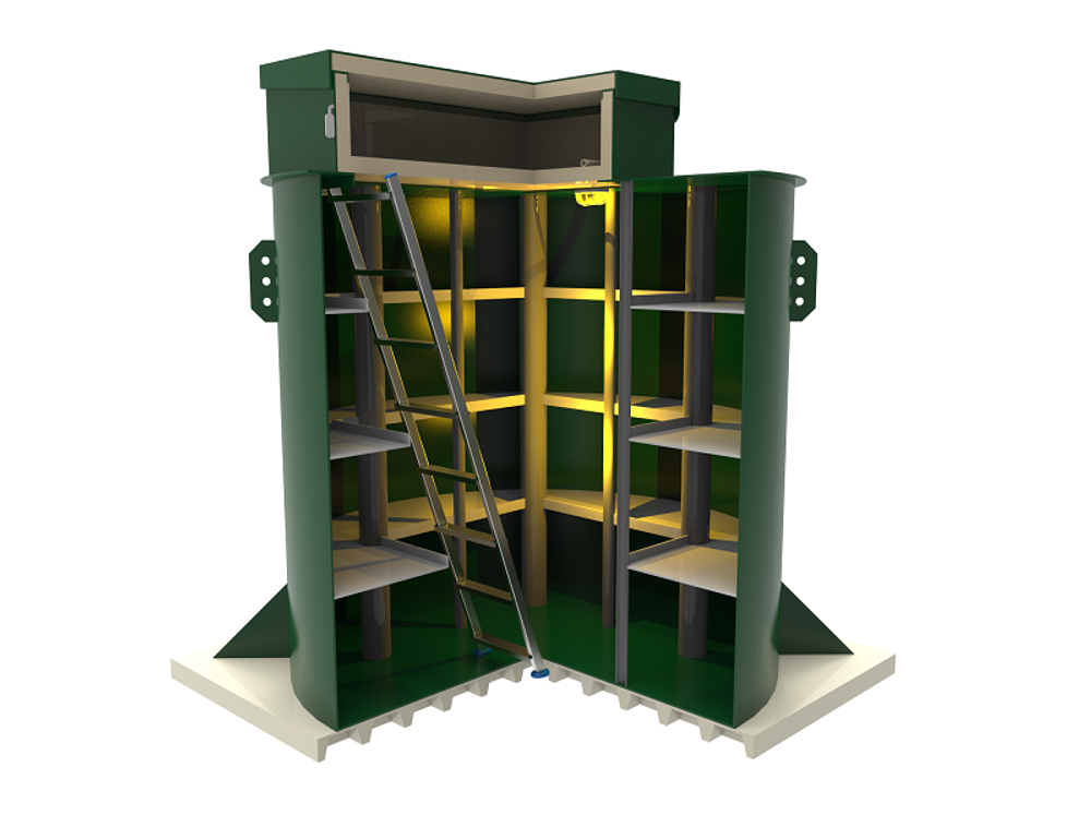 Погреб Kellari 5 Коло Веси(2000x2000x2232см;350кг;) - арт.560266